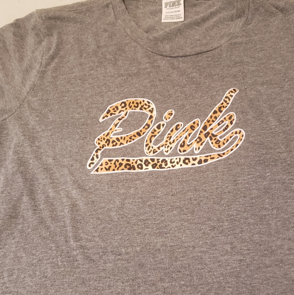 PINK Victoria secret leopard tee